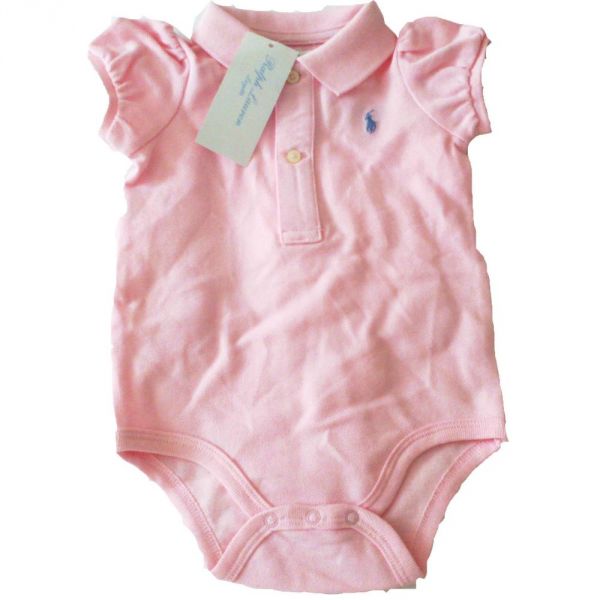 Macacão Ralph Lauren Baby Rosa